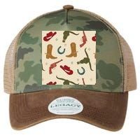 Cowboy Pattern Legacy Tie Dye Trucker Hat