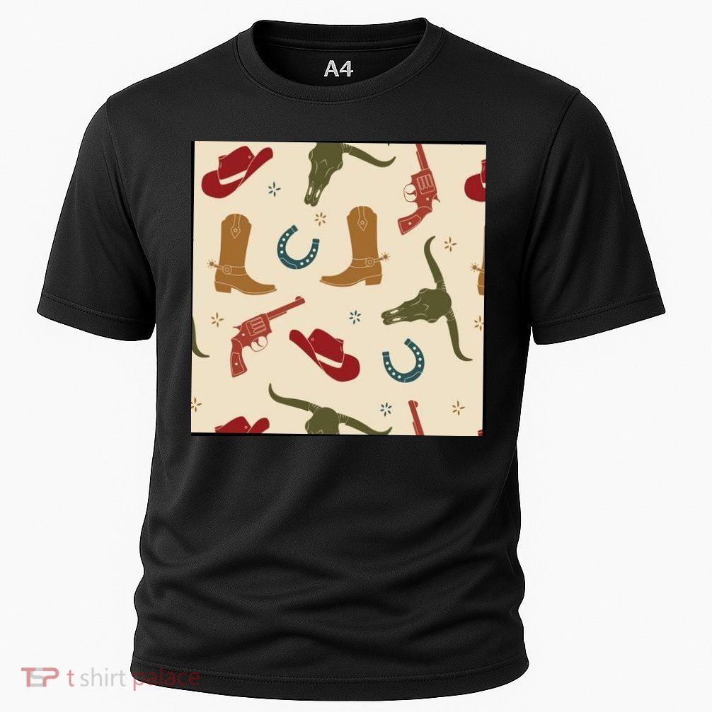 Cowboy Pattern Performance Shirt