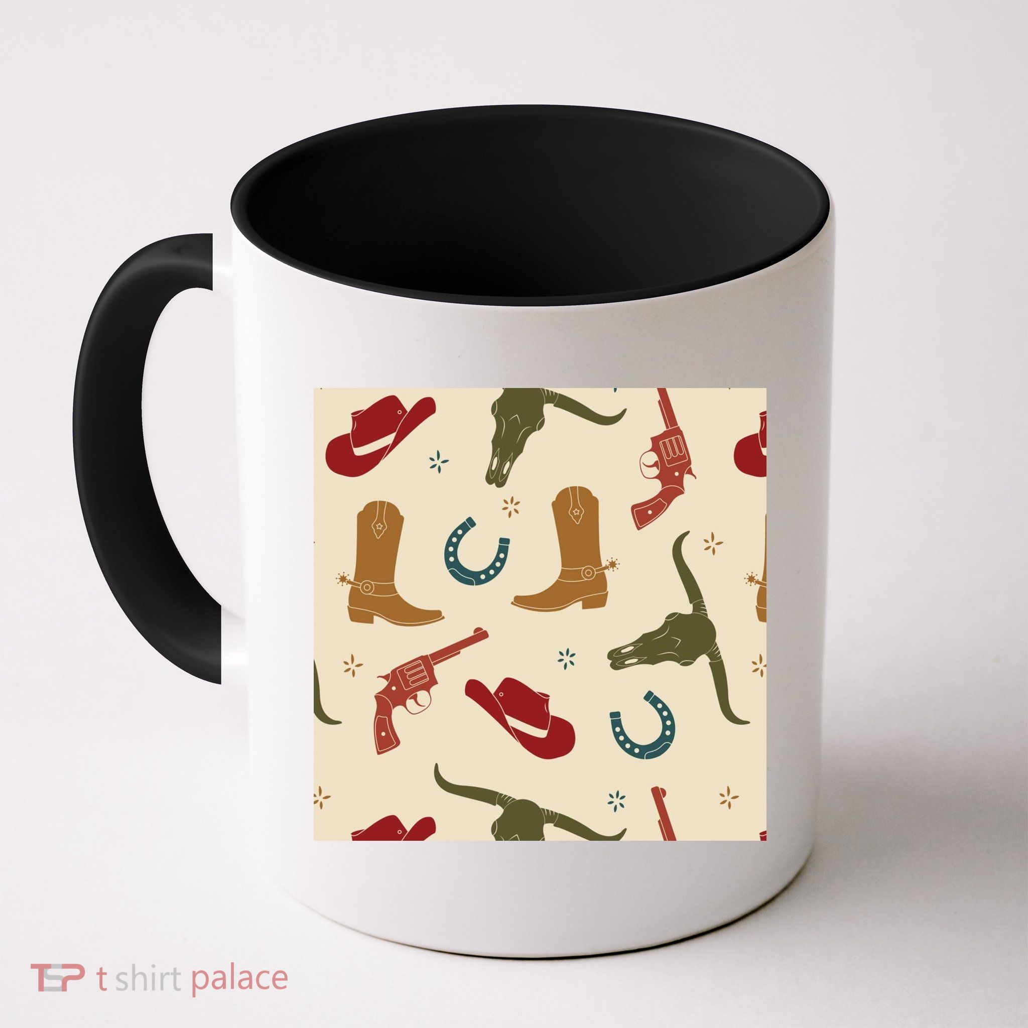 Cowboy Pattern Mug