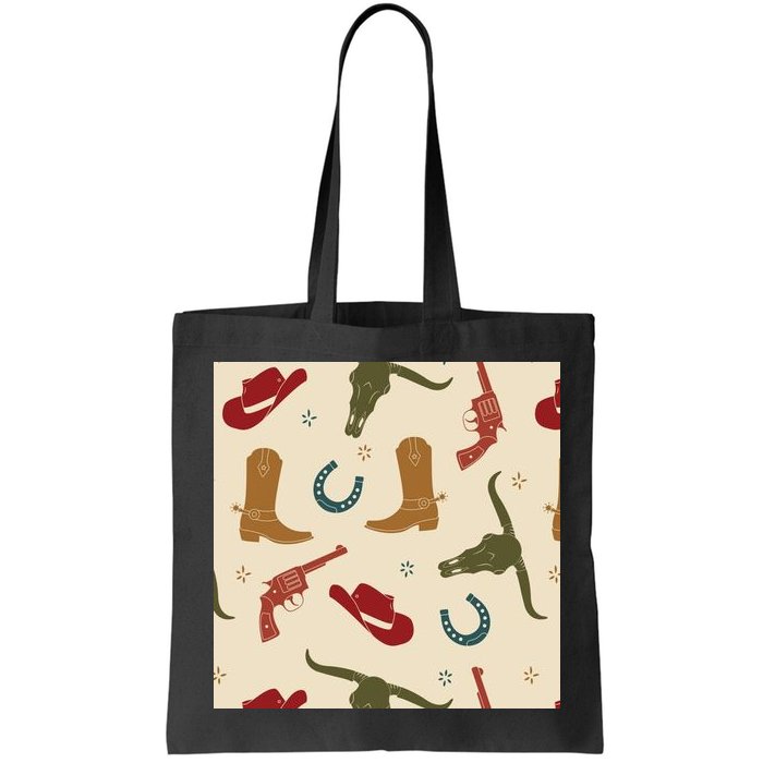 Cowboy Pattern Bag