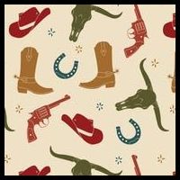 Cowboy Pattern Bag