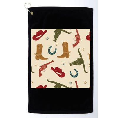 Cowboy Pattern Golf Towel