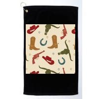 Cowboy Pattern Golf Towel