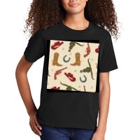 Cowboy Pattern Kids T-Shirt