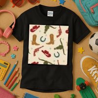 Cowboy Pattern Kids T-Shirt