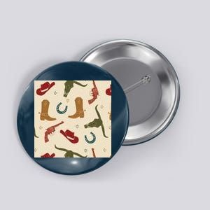 Cowboy Pattern Button