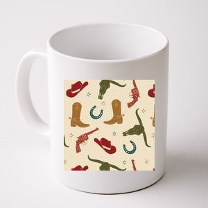 Cowboy Pattern Coffee Mug