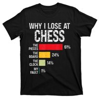 Chess Player Coach Lover Joke For Board Game Geek Women T-Shirt