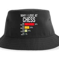 Chess Player Coach Lover Joke For Board Game Geek Women Sustainable Bucket Hat