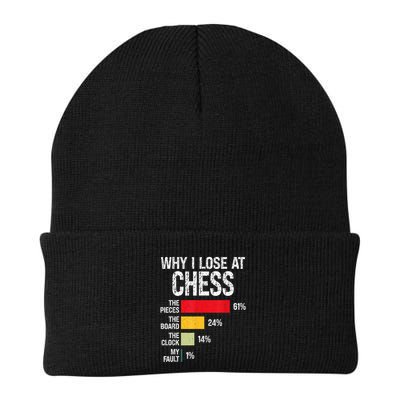 Chess Player Coach Lover Joke For Board Game Geek Women Knit Cap Winter Beanie