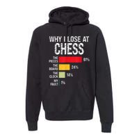 Chess Player Coach Lover Joke For Board Game Geek Women Premium Hoodie