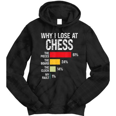 Chess Player Coach Lover Joke For Board Game Geek Women Tie Dye Hoodie