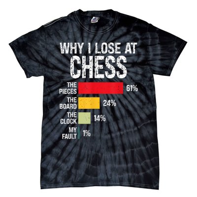 Chess Player Coach Lover Joke For Board Game Geek Women Tie-Dye T-Shirt