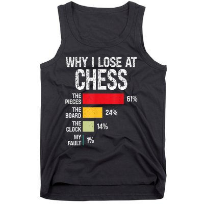 Chess Player Coach Lover Joke For Board Game Geek Women Tank Top