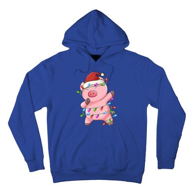 Cute Pig Christmas Dabbing Meaningful Gift Hoodie