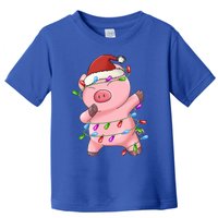 Cute Pig Christmas Dabbing Meaningful Gift Toddler T-Shirt