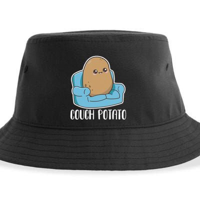 Couch Potato Cute Kawaii Funny Potato Costume Sustainable Bucket Hat