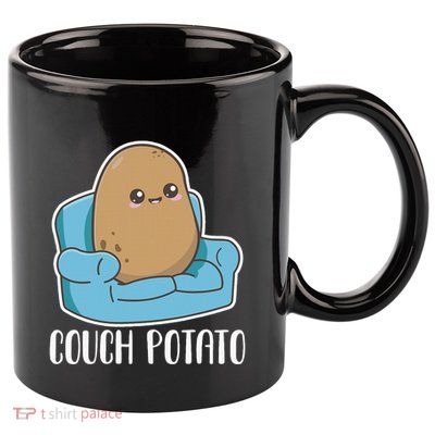 Couch Potato Cute Kawaii Funny Potato Costume 11oz C Handle Ceramic Mug