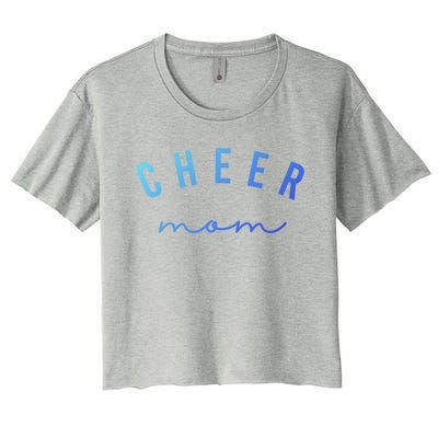 Cute Pink Cheer Mom Gift Women's Crop Top Tee