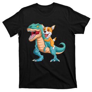 Corgi Puppy Corgi T Rex Dinosaur For Pet Lovers T-Shirt