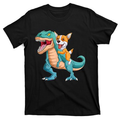 Corgi Puppy Corgi T Rex Dinosaur For Pet Lovers T-Shirt