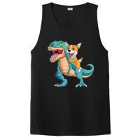 Corgi Puppy Corgi T Rex Dinosaur For Pet Lovers PosiCharge Competitor Tank