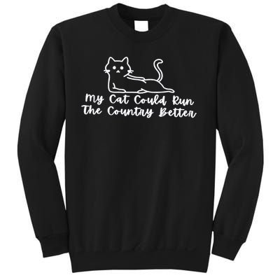 Cat Politician Sweatshirt