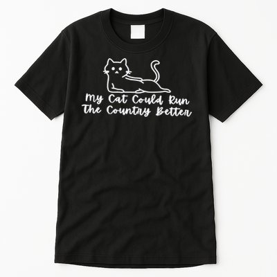 Cat Politician Tall T-Shirt