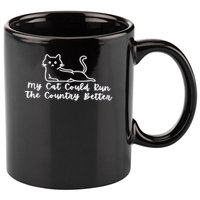 Cat Politician 11oz C Handle Ceramic Mug