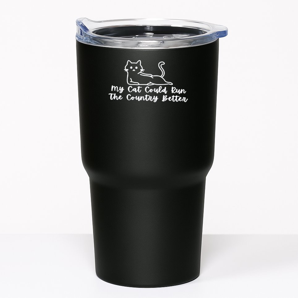 Cat Politician Tumbler