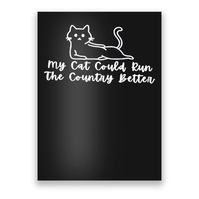 Cat Politician Poster