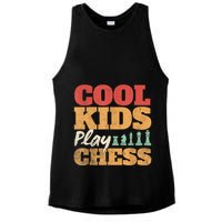 Cool Play Chess Player Chess Board Chess Lovers Ladies PosiCharge Tri-Blend Wicking Tank