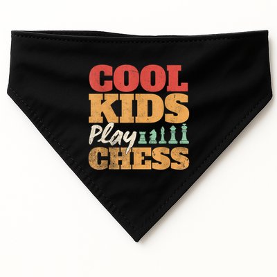 Cool Play Chess Player Chess Board Chess Lovers USA-Made Doggie Bandana