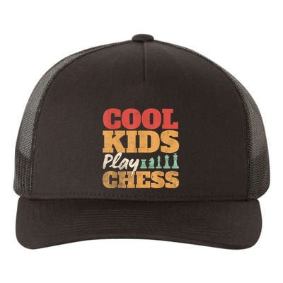 Cool Play Chess Player Chess Board Chess Lovers Yupoong Adult 5-Panel Trucker Hat