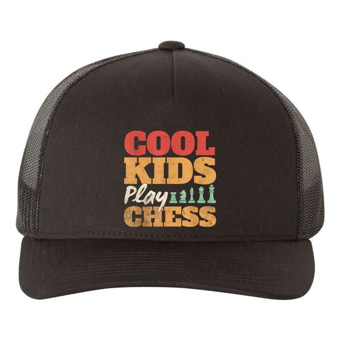 Cool Play Chess Player Chess Board Chess Lovers Yupoong Adult 5-Panel Trucker Hat