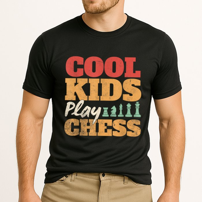 Cool Play Chess Player Chess Board Chess Lovers Performance Shirt
