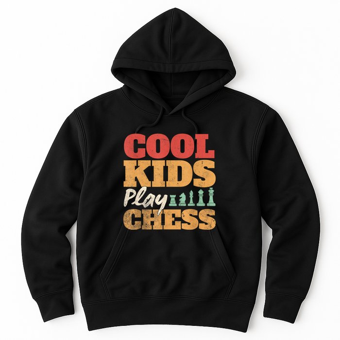 Cool Play Chess Player Chess Board Chess Lovers Hoodie