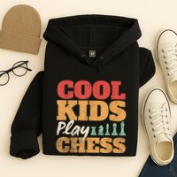 Cool Play Chess Player Chess Board Chess Lovers Hoodie