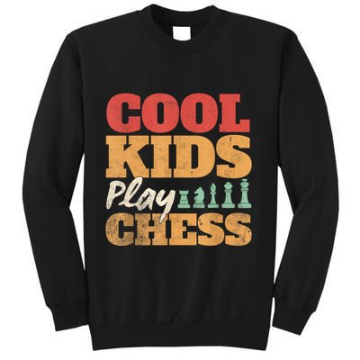 Cool Play Chess Player Chess Board Chess Lovers Sweatshirt