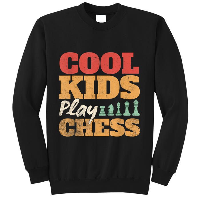 Cool Play Chess Player Chess Board Chess Lovers Sweatshirt