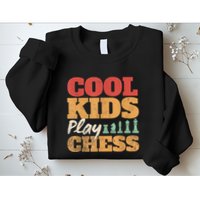 Cool Play Chess Player Chess Board Chess Lovers Sweatshirt