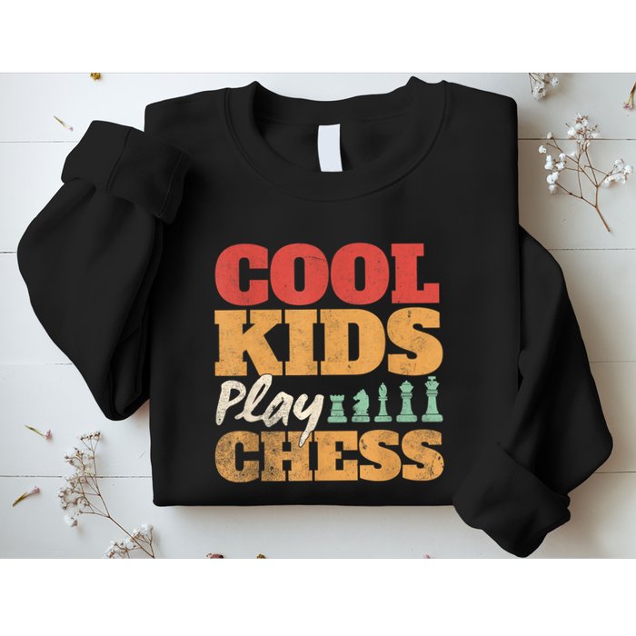 Cool Play Chess Player Chess Board Chess Lovers Sweatshirt