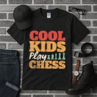 Cool Play Chess Player Chess Board Chess Lovers Tall T-Shirt
