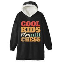 Cool Play Chess Player Chess Board Chess Lovers Hooded Wearable Blanket