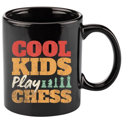 Cool Play Chess Player Chess Board Chess Lovers 11oz C Handle Ceramic Mug