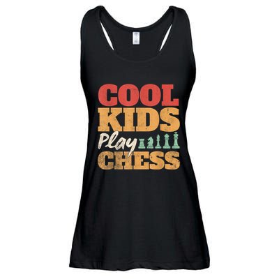Cool Play Chess Player Chess Board Chess Lovers Ladies Essential Flowy Tank