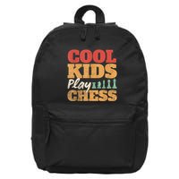 Cool Play Chess Player Chess Board Chess Lovers 16 in Basic Backpack