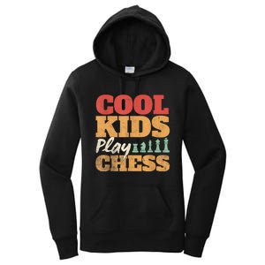 Cool Play Chess Player Chess Board Chess Lovers Women's Pullover Hoodie