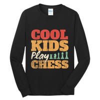 Cool Play Chess Player Chess Board Chess Lovers Tall Long Sleeve T-Shirt