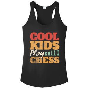 Cool Play Chess Player Chess Board Chess Lovers Ladies PosiCharge Competitor Racerback Tank